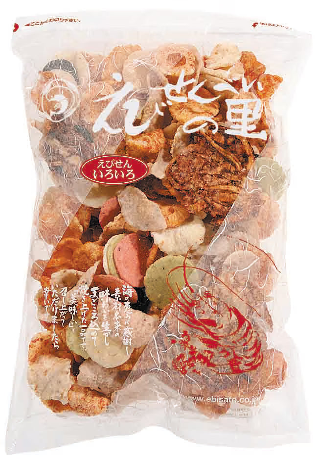 日本代購｜えびせんべいの里 零食 - えびせん各式10個包裝【無手提袋】｜●パック商品