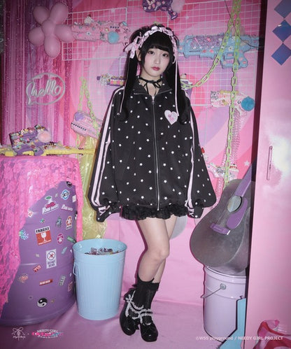 日本代購｜Magia Charm 運動服 - 超星柄ぴえん貓運動服｜ZOZOTOWN
