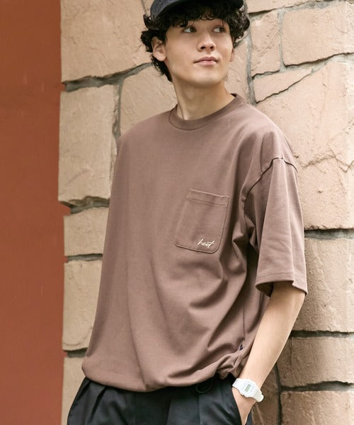 日本代購｜HECT T恤 - One Point Logo 半袖口袋T恤｜ZOZOTOWN