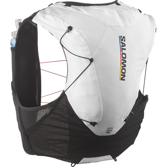 日本代購｜Salomon 跑鞋 - ADV SKIN 12 RACE FLAG 跑鞋【黑/白/S】｜サロモン公式オンラインストア