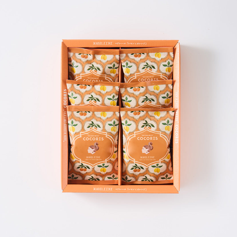 Cocoris 檸檬橙香瑪德琳 6個入