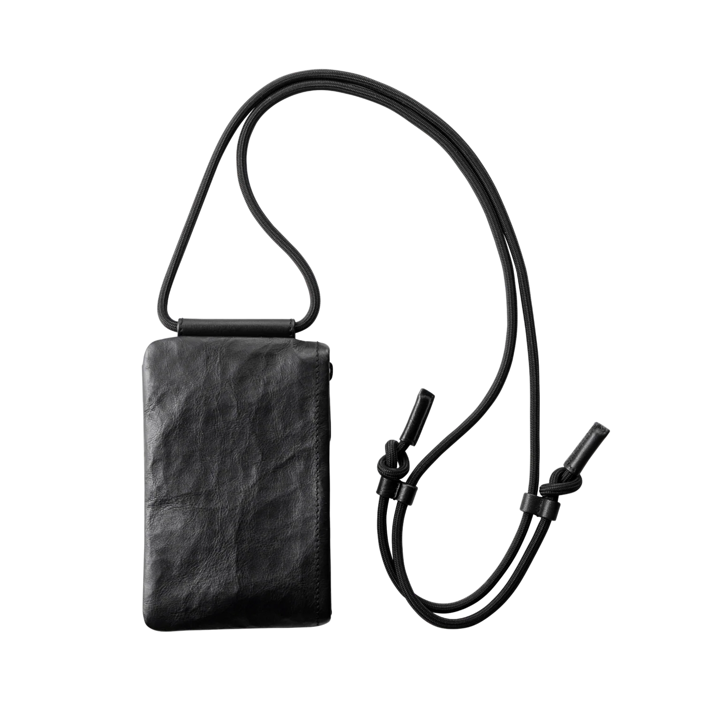 日本代購｜ATTITU 包包 - LEATHER PHONE CROSSBODY 014 黑色｜ATTITU