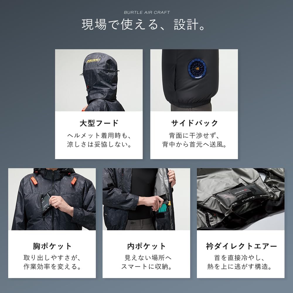 日本代購｜BURTLE 空調背心 - 2026年春夏空調背心輕量撥水｜Amazon JP