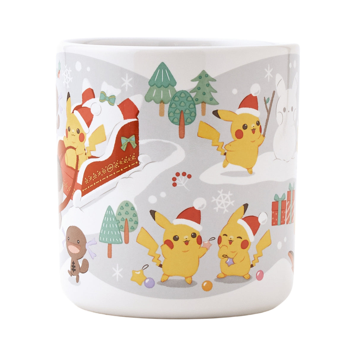 日本代購｜Pokémon Center 蓋付きマグカップ クリスマスじゅんびチュウ！コップ・マグカップ｜Pokémon Center