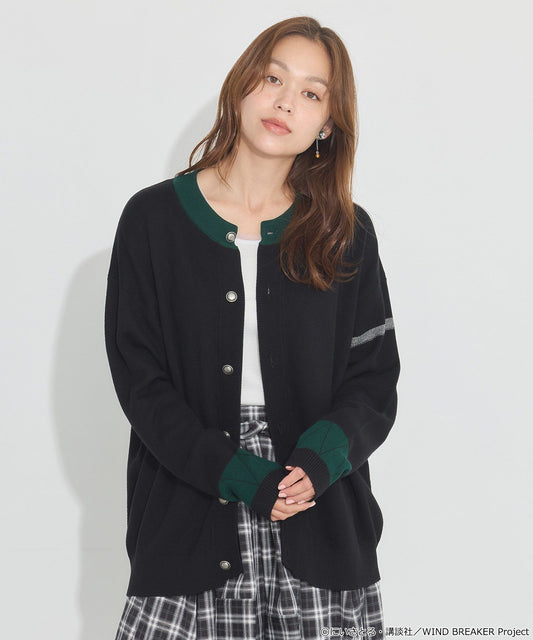 日本代購｜外套 - 風鈴高校制服風格卡迪根｜Stripe-club