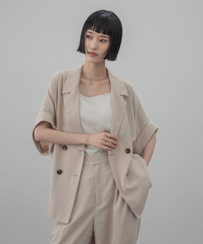 日本代購｜LOWRYS FARM LOWRYS FARM（ローリーズファーム） ジャケット テーラードジャケット バスケットダブルジャケット 637608 レディース【アイボリー / M】｜ZOZOTOWN