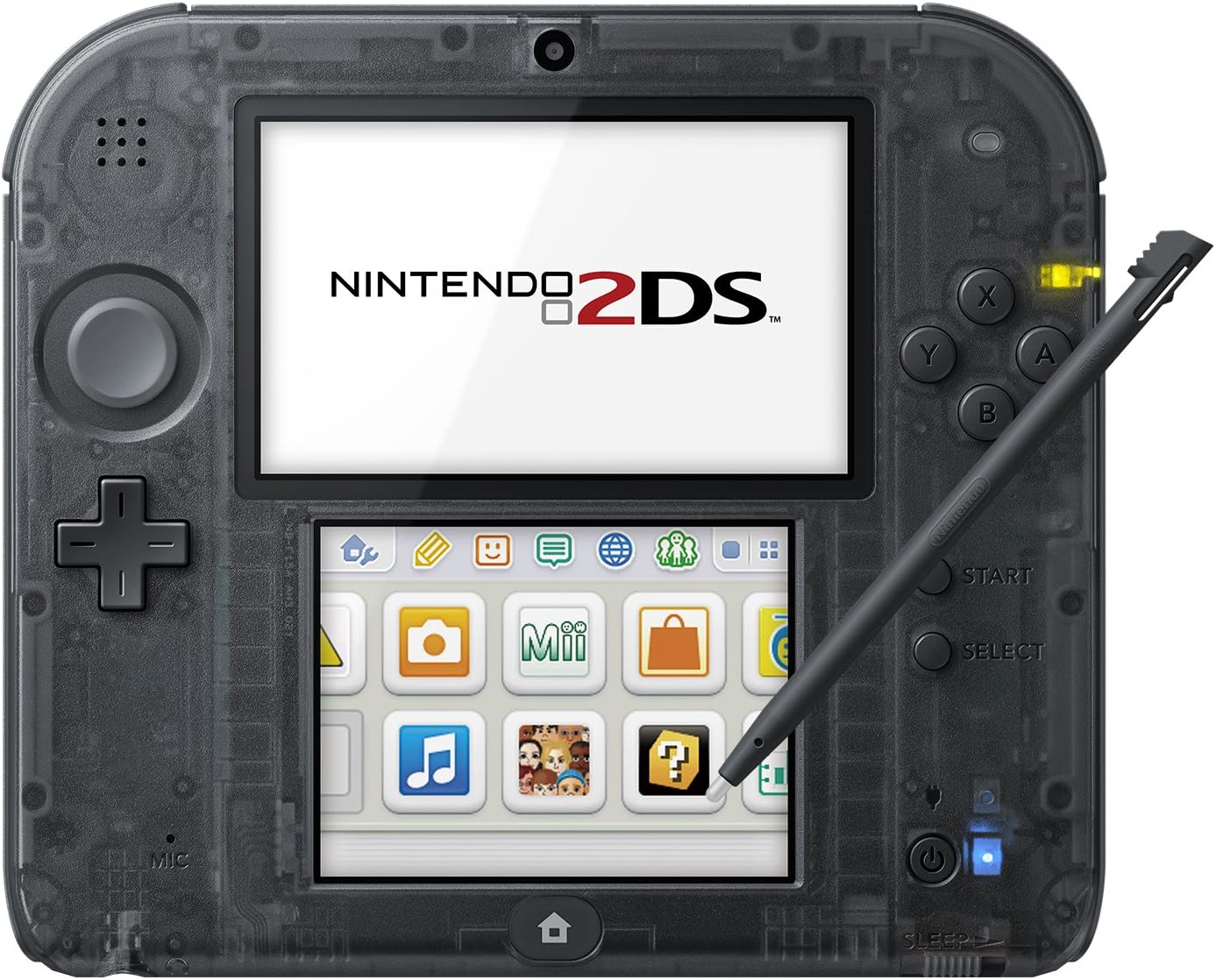 日本代購｜任天堂 掌上遊戲機 - 2DS 透明黑色｜Amazon JP