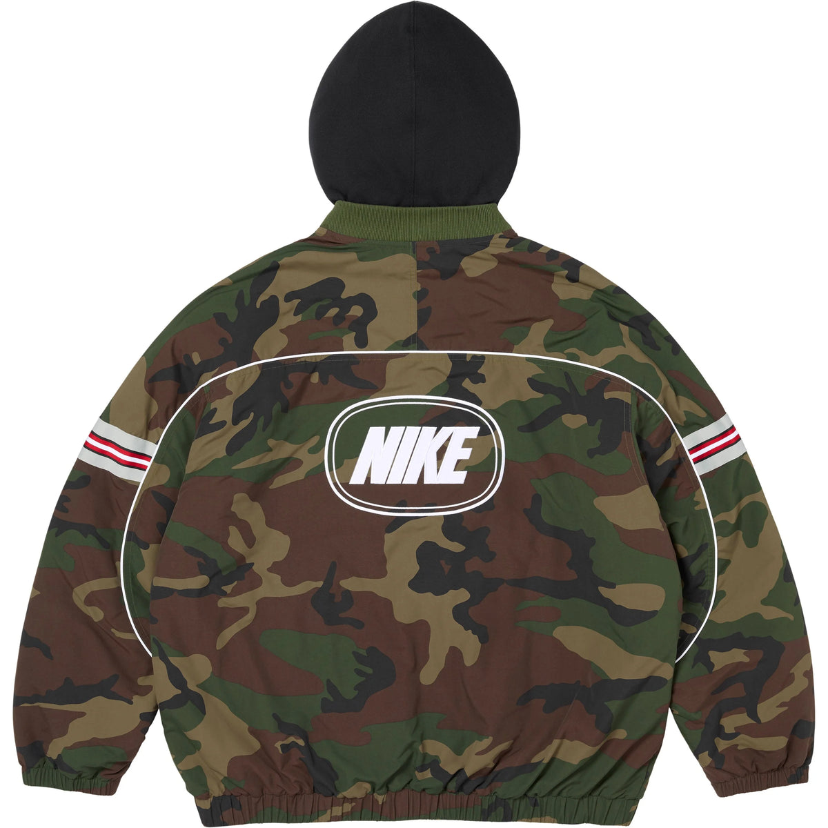 日本代購｜Supreme 外套 - ®/Nike® 尼龍連帽外套【黑色 / 大號】｜Supreme