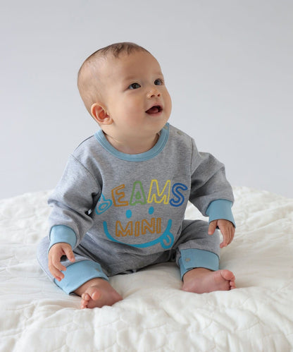 日本代購｜BEAMS mini 連身衣 - 微笑連身衣 2026FW（70～80cm）｜BEAMS