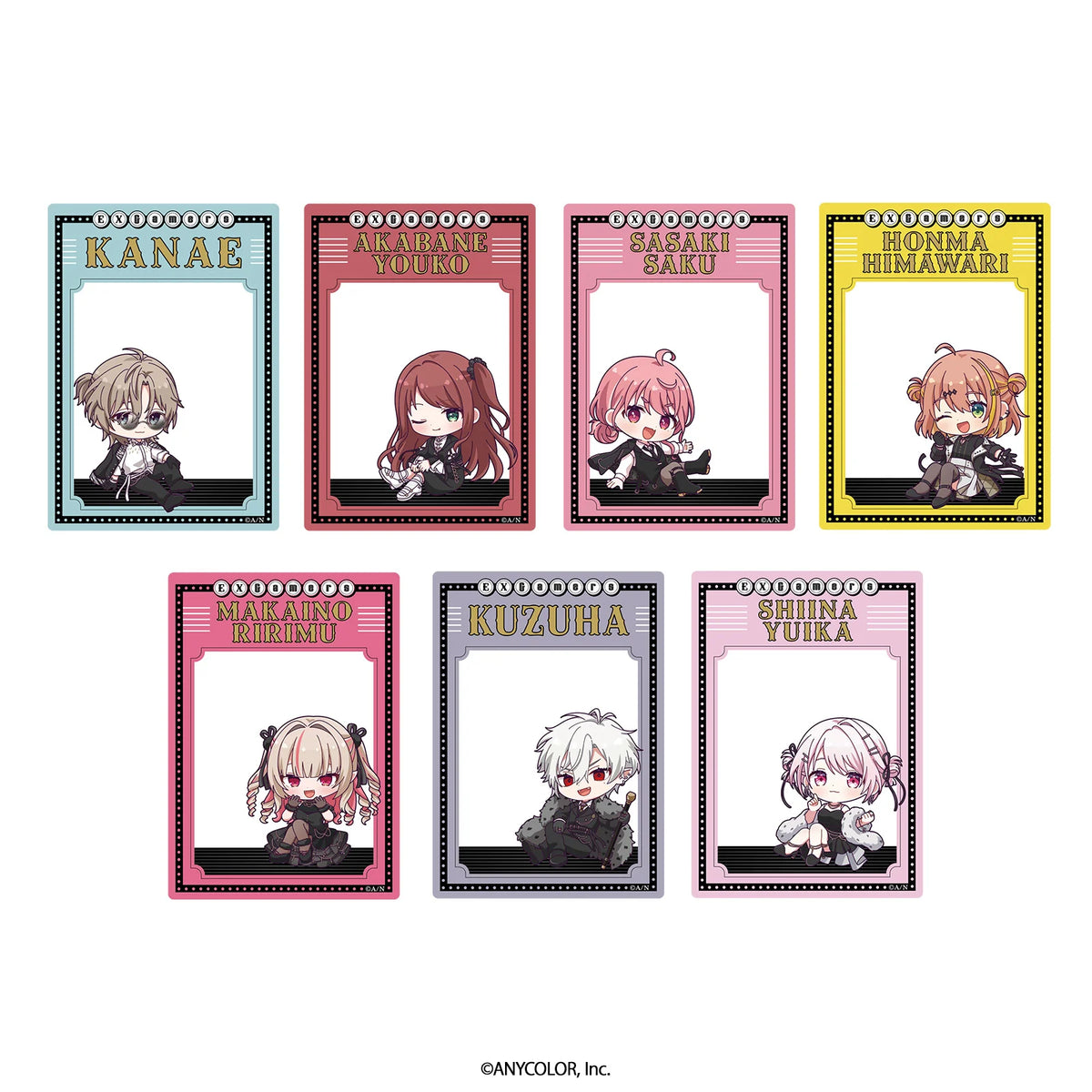 日本代購｜EXゲーマーズ 卡片組 - 迷你角色透明卡片組｜Karel shop exgamers