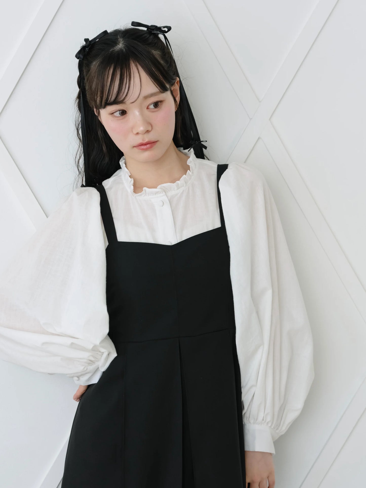 日本代購｜mero boutique 2018 連身裙 - 黑色プリーツ連身裙｜mero boutique 2018
