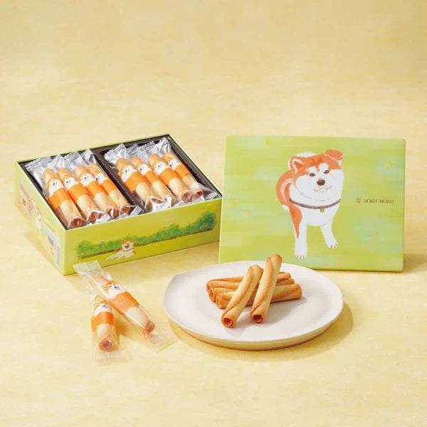 YOKUMOKU 忠犬八公 Petit 迷你 Cigare 雪茄蛋捲 16本入