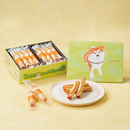 YOKUMOKU 忠犬八公 Petit 迷你 Cigare 雪茄蛋捲 16本入