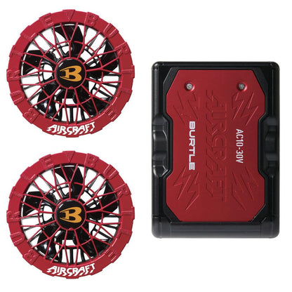 日本代購｜BURTLE 電風扇 - 30V電池組 AC10+AC10-2 空調風扇｜Amazon JP