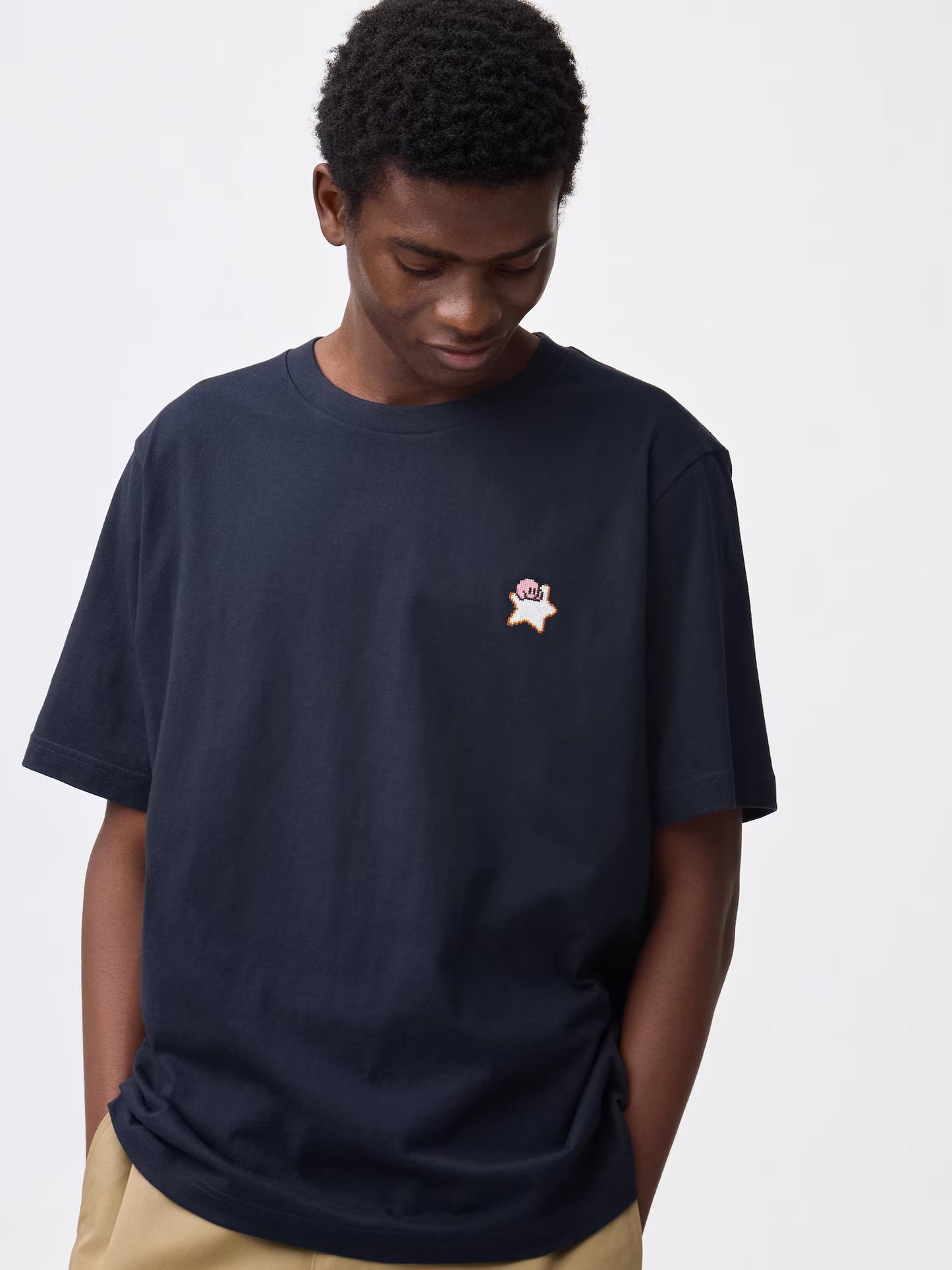 日本代購｜GU 卡比獸 T恤 - 圖案T恤【NAVY / M】｜GU
