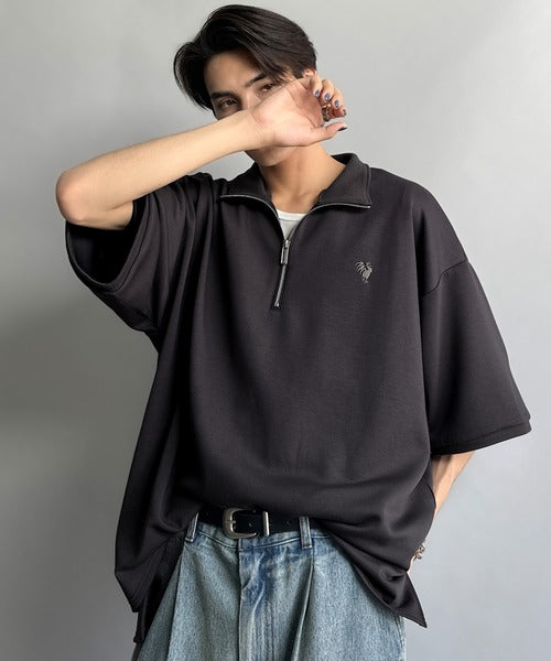日本代購｜Java T恤 - tシャツ 接觸冷感功能刺繡半袖T恤｜ZOZOTOWN