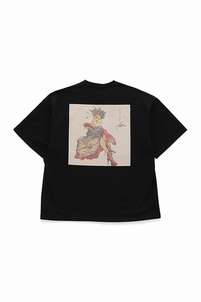 日本代購｜mastermind JAPAN T恤 - KATHMI × mastermind JAPAN Namihime TEE 黑色 L｜mastermind JAPAN
