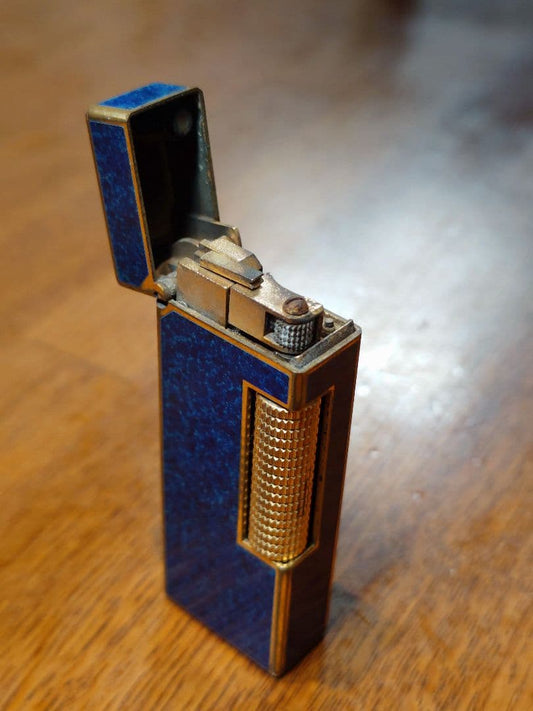 日本代購｜DUNHILL 打火機 - 金色 藍色｜Mercari