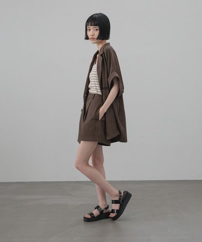 日本代購｜LOWRYS FARM LOWRYS FARM（ローリーズファーム） パンツ バスケットショートパンツ 637612 レディース【ベージュ / M】｜ZOZOTOWN