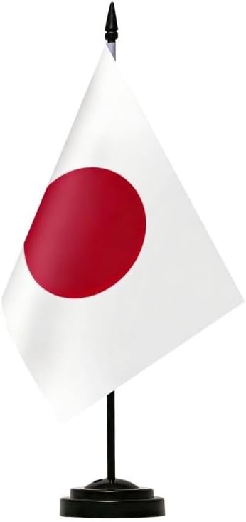 日本代購｜Cirsaeur 卓上旗 日本国旗 日本テーブルフラッグ 日の丸セット 代表応援用 イベント お祭り 文化祭 学園祭 飾り付け 装飾（ゴールド）｜Amazon JP