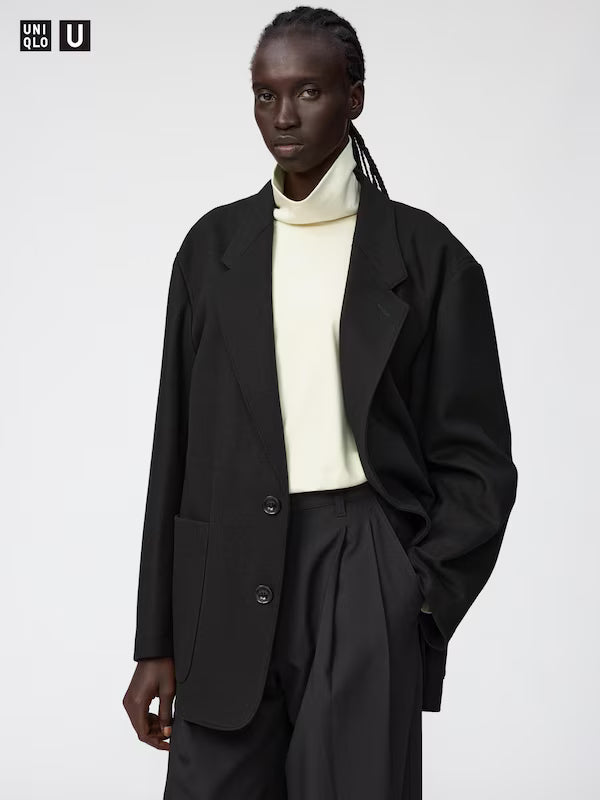 日本代購｜UNIQLO 外套 - ジャージーテーラード外套｜UNIQLO