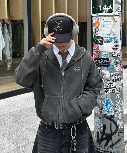 日本代購｜ADAMASTE 外套 - 短丈雙拉鍊連帽外套｜ZOZOTOWN