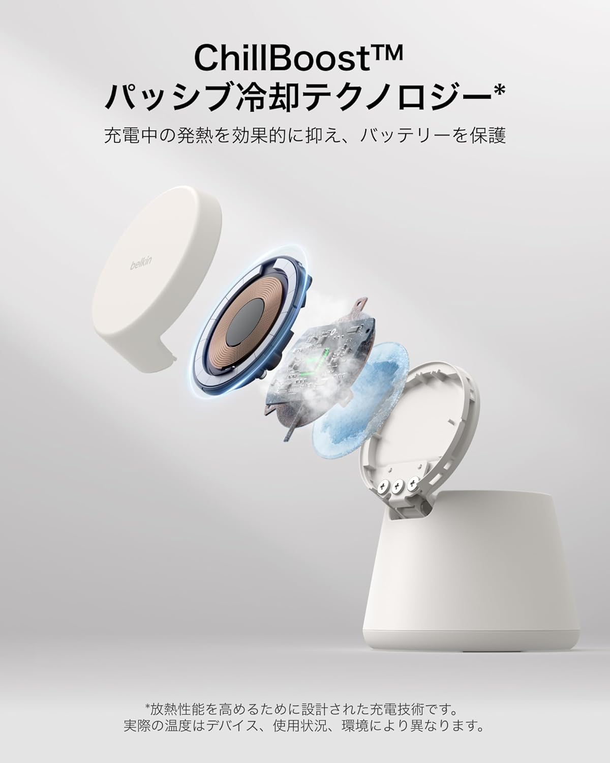 日本代購｜Belkin 【Amazon.co.jp限定】Belkin Qi2认证 25W 3合1 无线充电支架 Samsung Galaxy S26 / Google pixel 10 适用 智能手机、耳机同时充电 智能手表支架 USB-C 10W(手表充电器另售/BYOP)沙 WIZ052dqSA-A｜Amazon JP