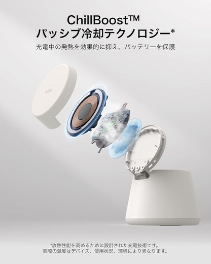 日本代購｜Belkin 【Amazon.co.jp限定】Belkin Qi2认证 25W 3合1 无线充电支架 Samsung Galaxy S26 / Google pixel 10 适用 智能手机、耳机同时充电 智能手表支架 USB-C 10W(手表充电器另售/BYOP)沙 WIZ052dqSA-A｜Amazon JP