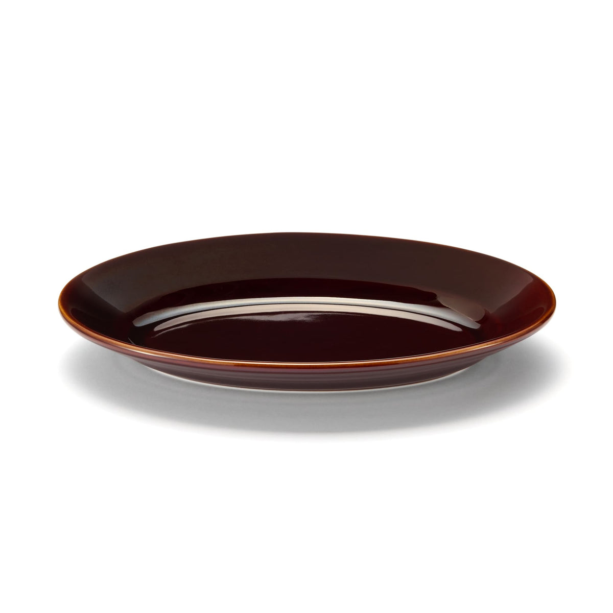 日本代購｜無印良品 餐具 - 磁器リムオーバル皿 大｜MUJI