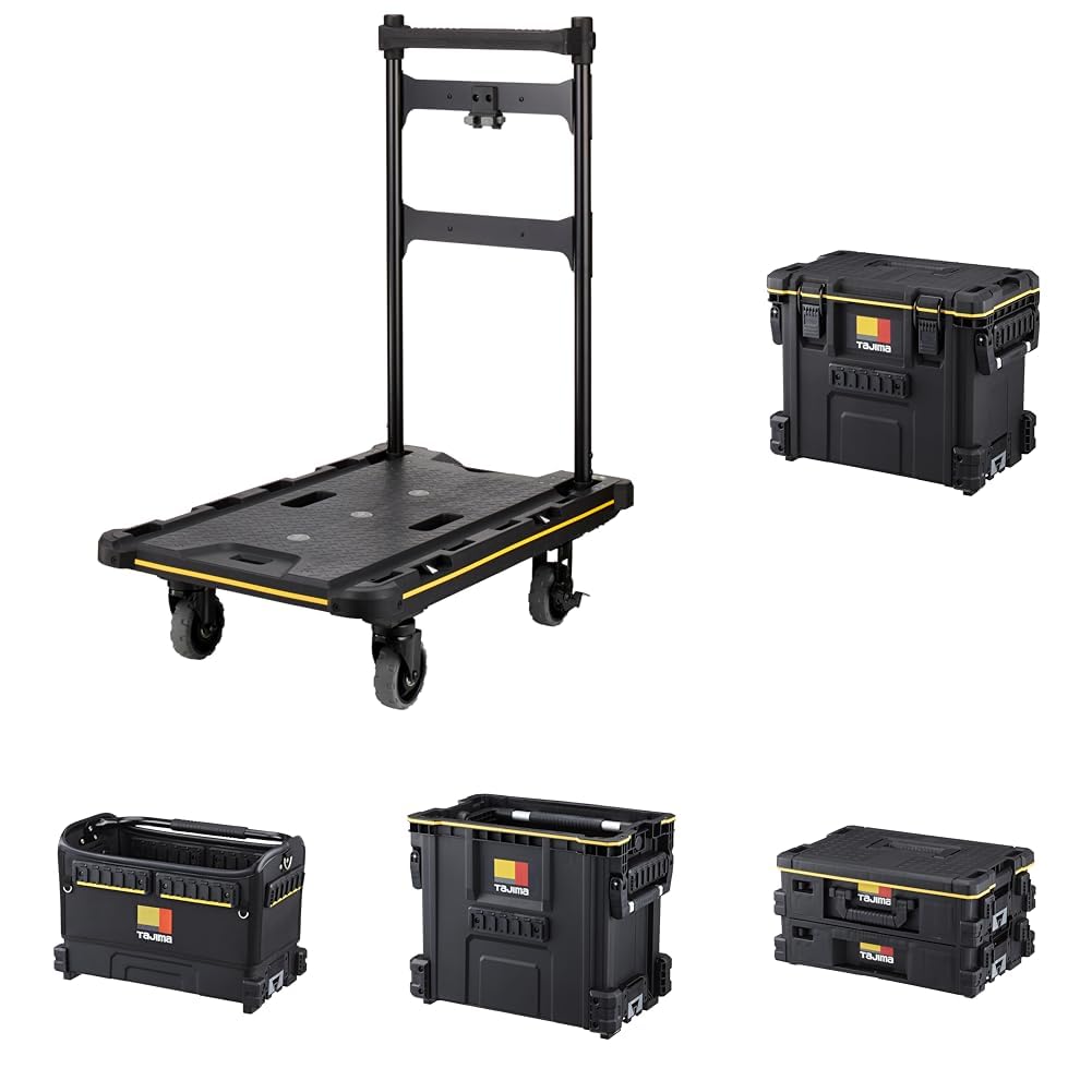 日本代購｜タジマ 工具組 - 安全系統5件套折疊手推車｜Amazon JP