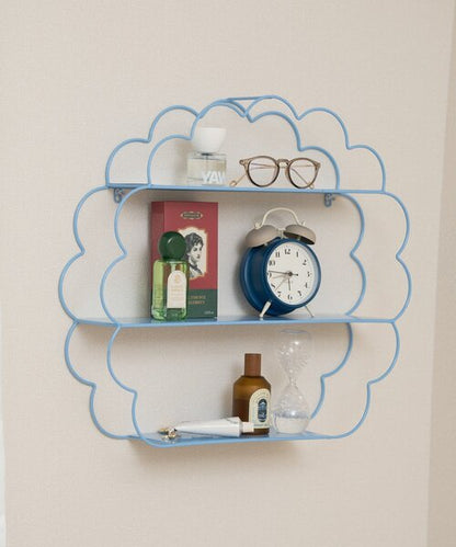 日本代購｜SAHIR SAHIR（サヒール） インテリア 新色追加！「SAHIR サヒール」Wall shelf flower【ブルー系その他 / 0】｜ZOZOTOWN