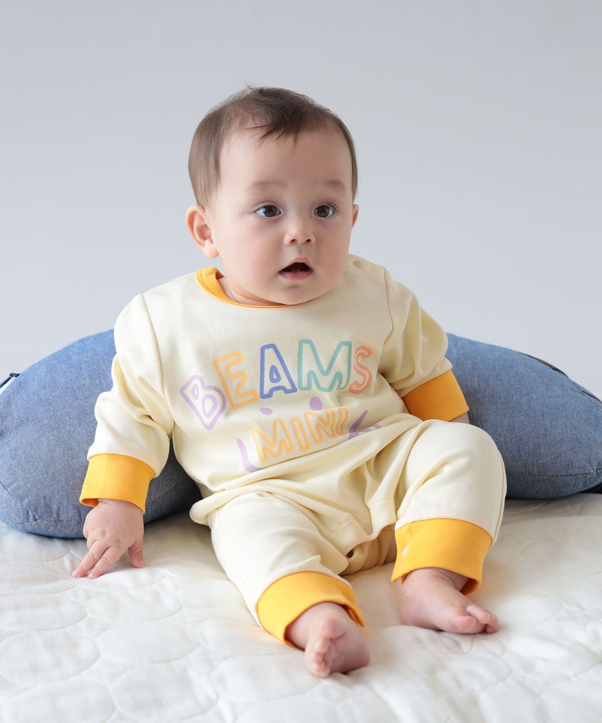 日本代購｜BEAMS mini 連身衣 - 微笑連身衣 2026FW（70～80cm）｜BEAMS