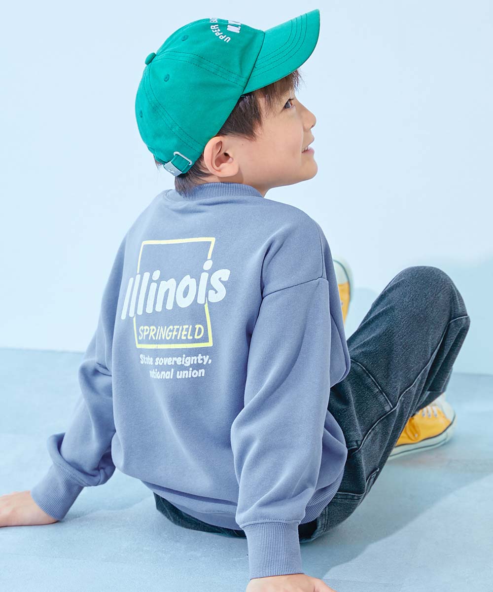 日本代購｜devirockstore 【楽天市場】【LIMITED SALE 最大12%OFF】デビラボ BIGシルエット プリント トレーナー 子供服 キッズ ベビー服 男の子 女の子 オーバーサイズ トレーナー トップス：devirock 楽天市場店【013-風景-ペールグレー / 110】｜樂天