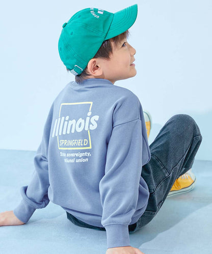 日本代購｜devirockstore 【楽天市場】【LIMITED SALE 最大12%OFF】デビラボ BIGシルエット プリント トレーナー 子供服 キッズ ベビー服 男の子 女の子 オーバーサイズ トレーナー トップス：devirock 楽天市場店【013-風景-ペールグレー / 110】｜樂天