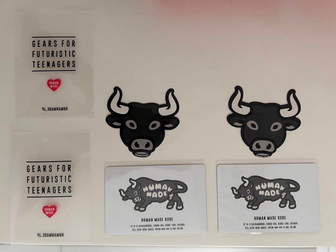 日本代購｜HUMAN MADE 磁鐵與貼紙組 - 神戶店限定 磁鐵與貼紙各2套｜Mercari
