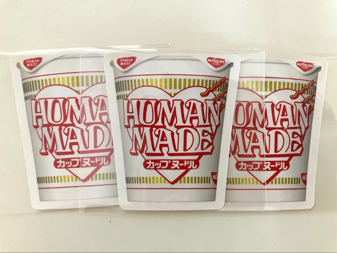 日本代購｜HUMAN MADE 貼紙 - 原創杯麵貼紙 3點｜Mercari