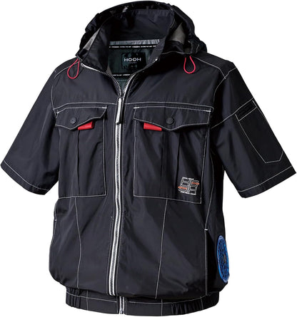 日本代購｜武藏野ユニフォーム 外套 - 2026年 村上被服 快適ウェア 半袖フード外套｜Amazon JP