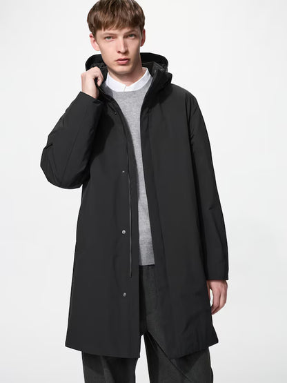 日本代購｜UNIQLO 外套 - ハイブリッドダウン外套【09 黑色 / XL】｜UNIQLO