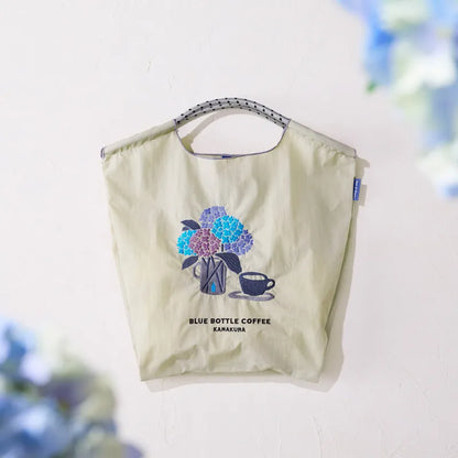 日本代購｜藍瓶咖啡 環保袋 - 予約 鎌倉 刺繡環保袋｜ブルーボトルコーヒー