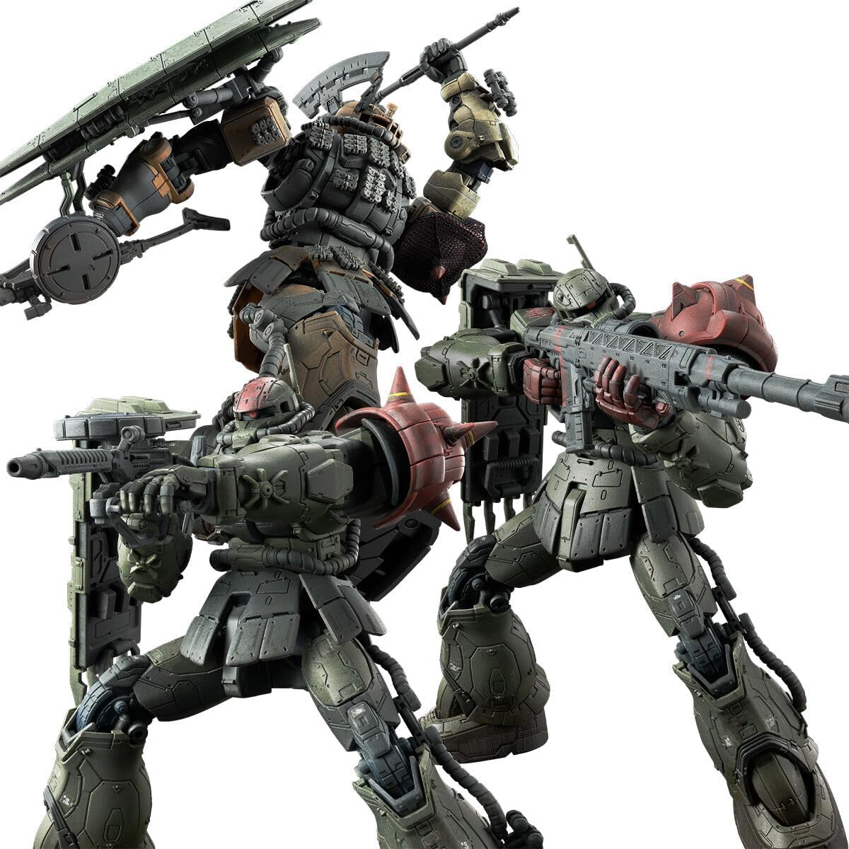 日本代購｜萬代 查布斯、凯尔 模型 - HG 1/144 扎古II F型 查布斯机 & 凯尔机 模型套装｜Amazon JP