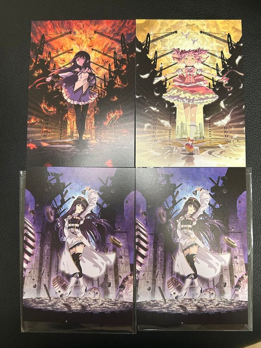 日本代購｜魔法少女小圓 明信片 - ワルプルギス的廻天 入場特典明信片套裝｜Mercari