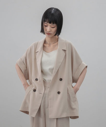 日本代購｜LOWRYS FARM LOWRYS FARM（ローリーズファーム） ジャケット テーラードジャケット バスケットダブルジャケット 637608 レディース【アイボリー / M】｜ZOZOTOWN