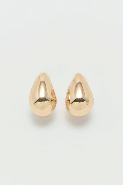 日本代購｜Goldy Onlinestore 耳環 - 金屬滴落耳環【淺金色】｜Goldy Onlinestore