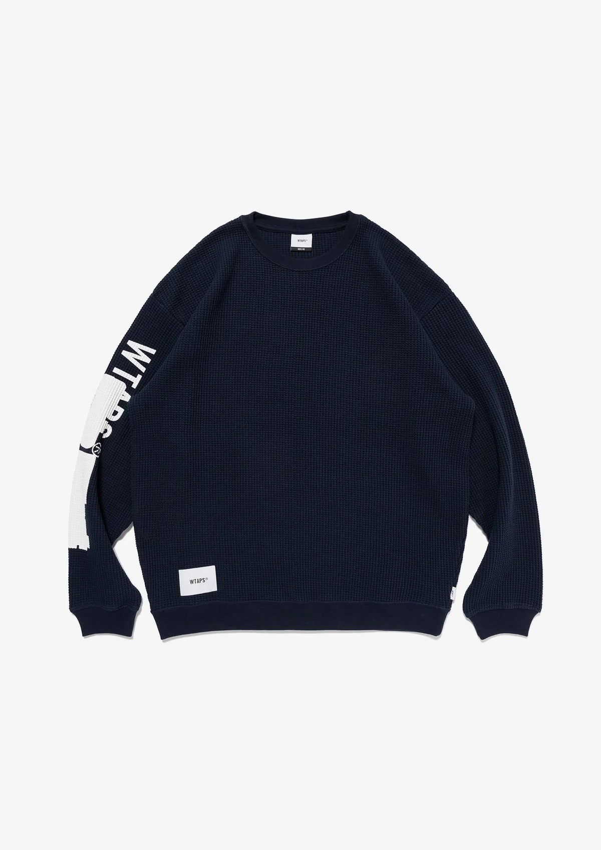 日本代購｜WTAPS WAFFLE RIBBED / LS / COTTON【BLACK / SMALL】｜WTAPS