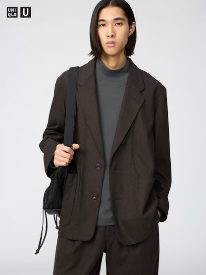 日本代購｜UNIQLO 外套 - ジャージーテーラード外套｜UNIQLO