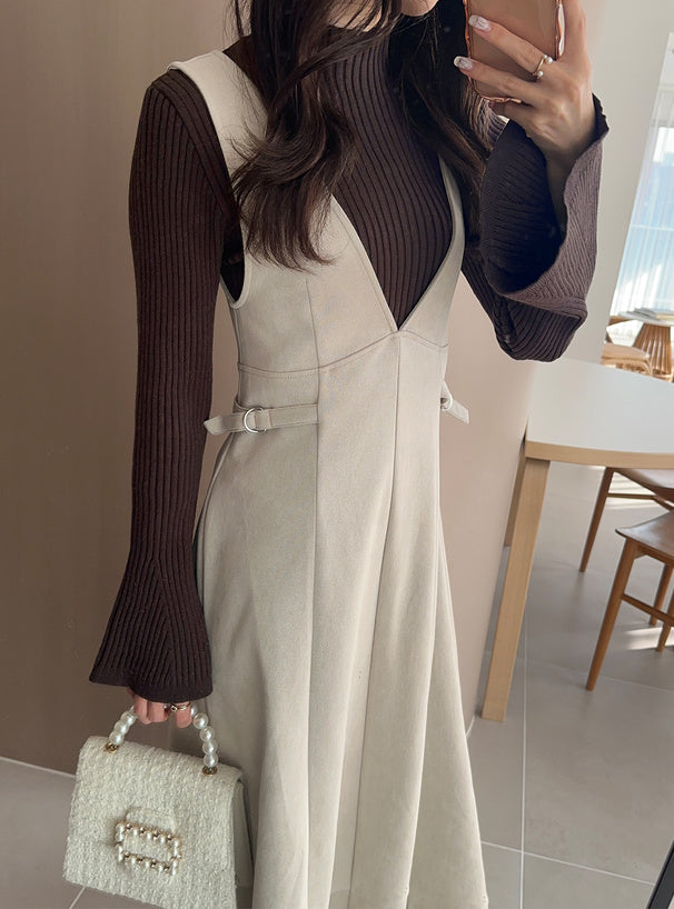 日本代購｜GRL 上衣 - モックネックフレア袖針織上衣｜GRL
