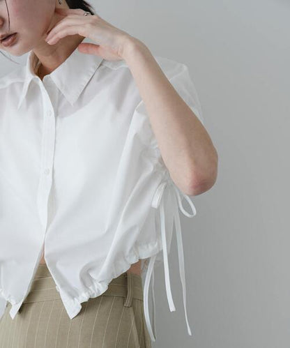 日本代購｜SENSE OF PLACE by URBAN RESEARCH SENSE OF PLACE by URBAN RESEARCH ブラウス シャツ 「イージーケア」クロップドギャザーシャツ レディース｜ZOZOTOWN