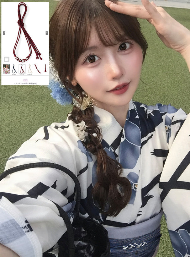 日本代購｜GRL 飾品 - ツイストパール飾り帶紐｜GRL