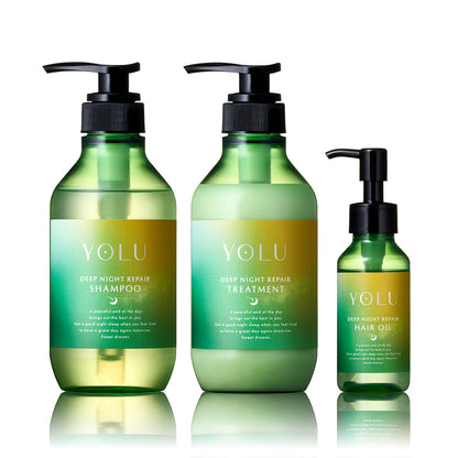 日本代購｜YOLU 護髮產品 - 夏限定 YOLU サマートリーツ 3點護髮組合｜YOLU