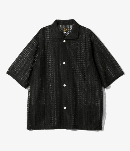日本代購｜NEPENTHES 襯衫 - S/S 寬領襯衫 - Raschel 蕾絲｜NEPENTHES ONLINE STORE